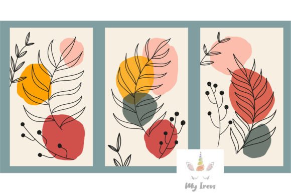Abstraction with Flowers: Graphics & Illustrations