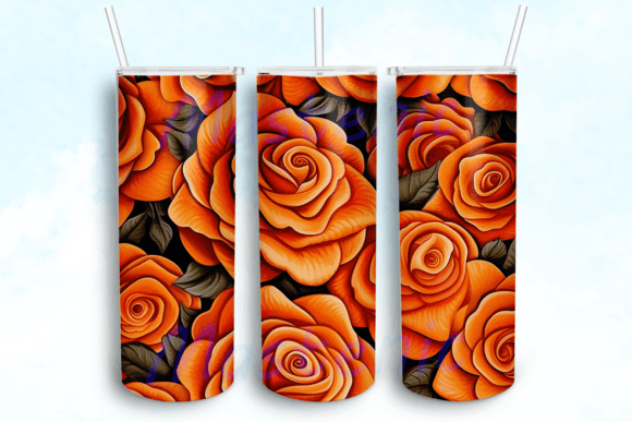 Orange Roses Graphics for Crafts: A Seller's Review