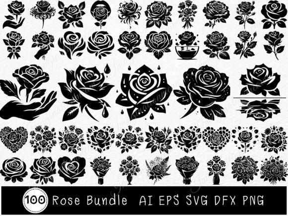 Review: 100 Rose SVG Bundle for Cricut & Embroidery