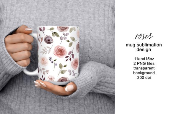 Review: Mug Sublimation Design, Flowers Roses for Crafters