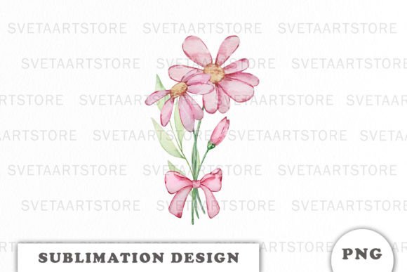 Review: Watercolor Flowers Bouquet PNG for Embroidery