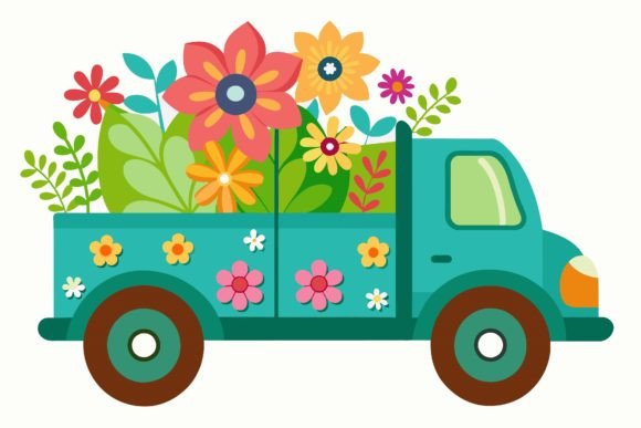 Truck Cartoon Graphics: Fresh Illustrations for Blogs